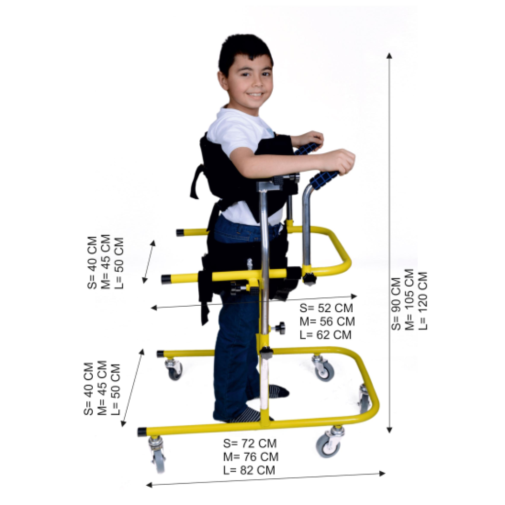 Verticalizator pentru copii cu suport pentru piept si talie BRP02